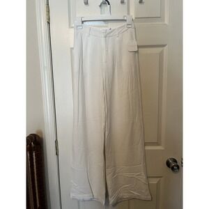 altar'd state XS Wide Leg Ivory Trousers Boho Indie Resortwear